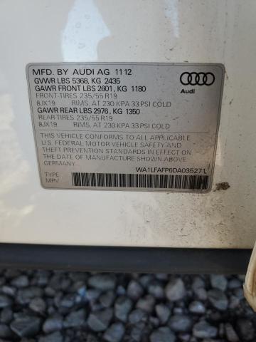 VIN WA1LFAFP6DA035271 2013 Audi Q5, Premium Plus no.12