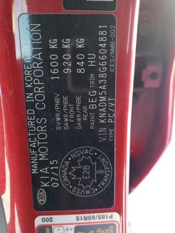 2016 KIA RIO LX - KNADM5A38G6604881