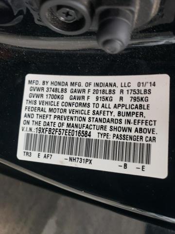 19XFB2F57EE016584 | 2014 HONDA CIVIC LX