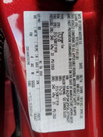 2016 FORD FOCUS SE 1FADP3K25GL375927