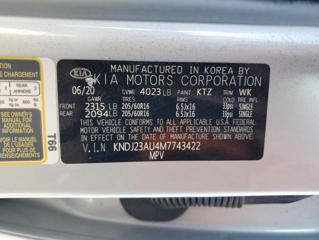 KNDJ23AU4M7743422 | 2021 KIA SOUL LX