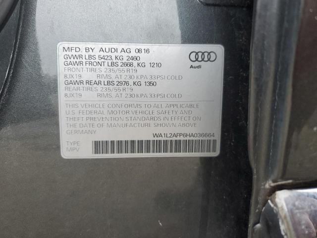 VIN WA1L2AFP6HA036664 2017 Audi Q5, Premium Plus no.12