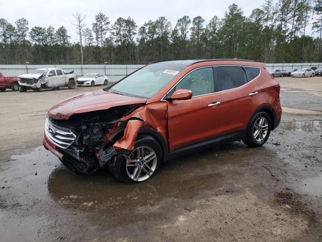 Lot #2455251351 2017 HYUNDAI SANTA FE S salvage car