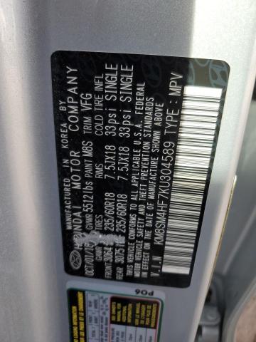 2019 HYUNDAI SANTA FE X - KM8SM4HF7KU304589