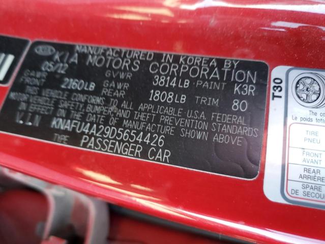 2013 Kia Forte Ex VIN: KNAFU4A29D5654426 Lot: 82751193