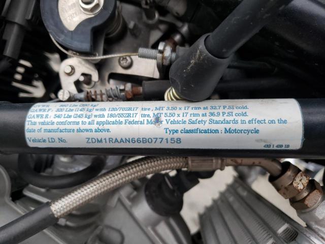 2006 DUCATI MONSTER S2 - ZDM1RAAN66B077158