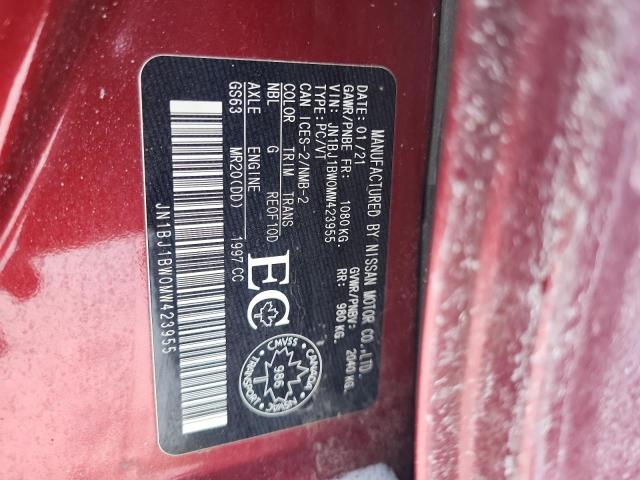 2021 NISSAN ROGUE SPOR - JN1BJ1BW0MW423955