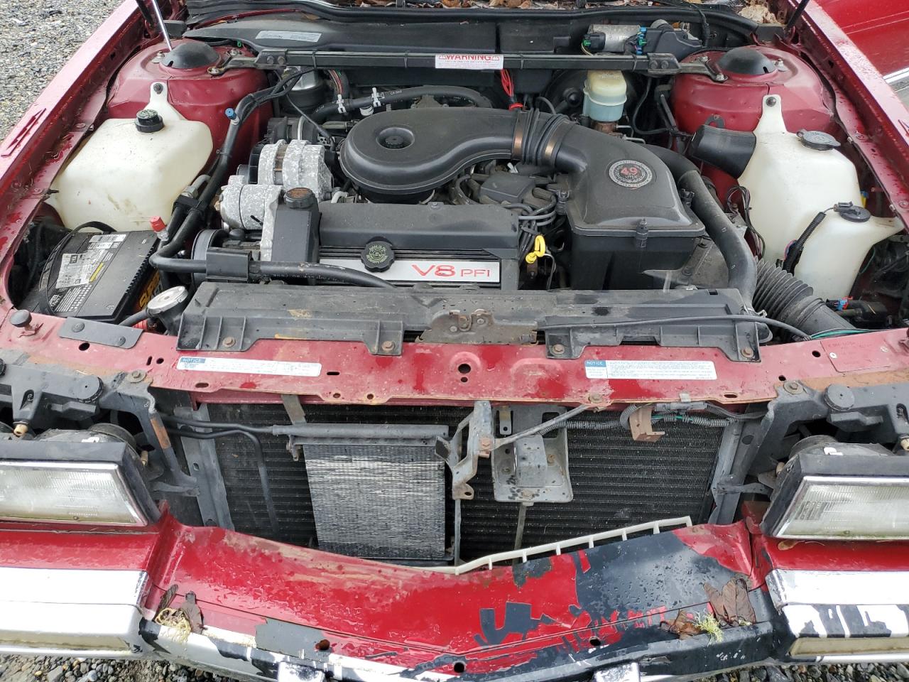 1G6CD53B0N4223993 1992 Cadillac Deville