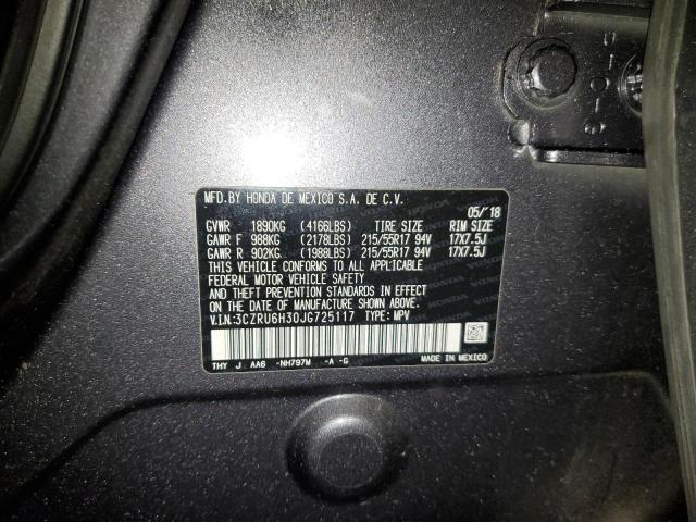2018 HONDA HR-V LX 3CZRU6H30JG725117