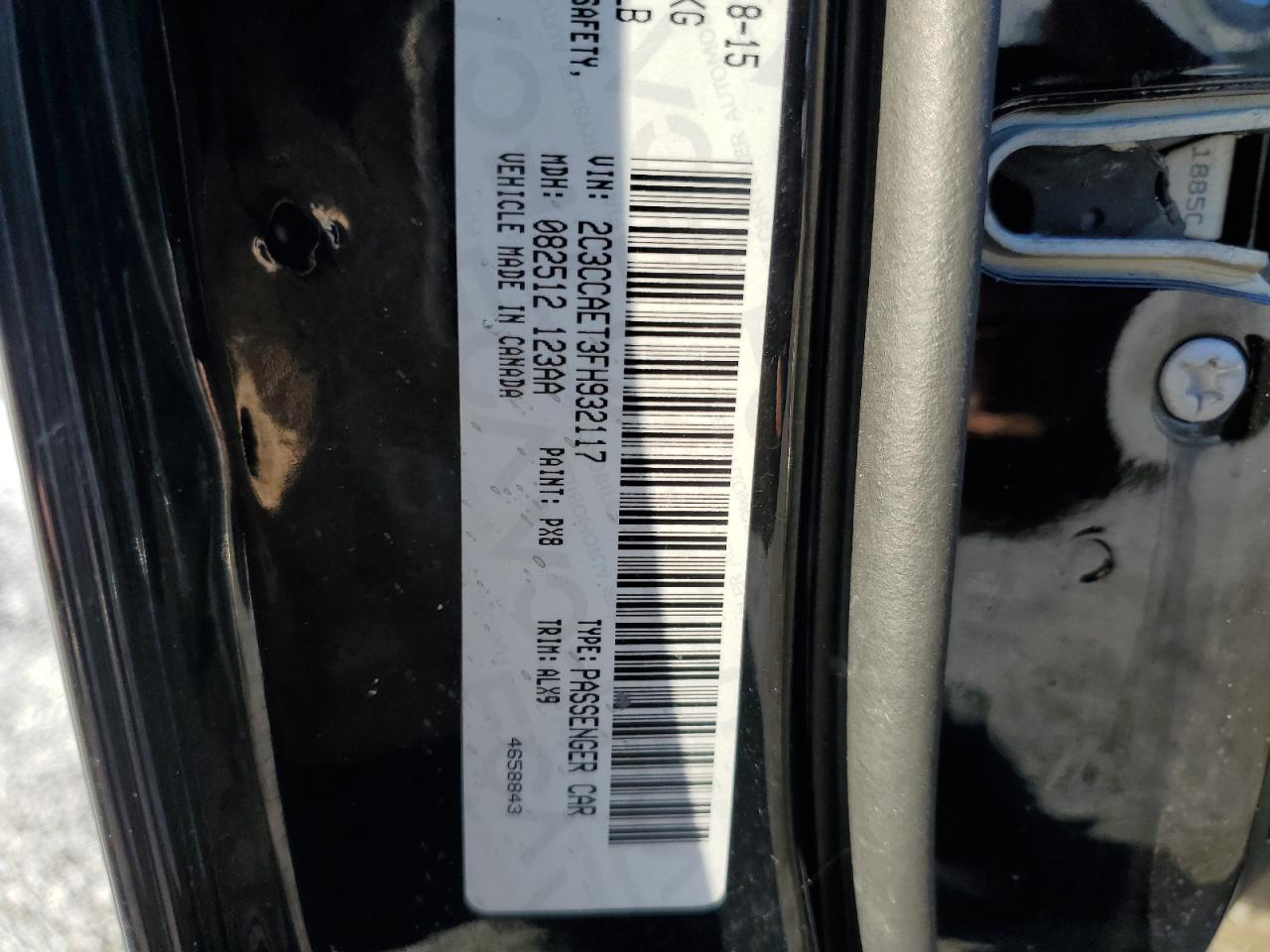 2C3CCAET3FH932117 2015 Chrysler 300C