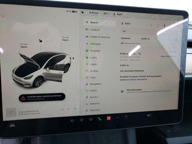 7SAYGAEE7PF605124 Tesla Model Y  9