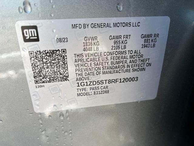 1G1ZD5ST8RF120003 | 2024 CHEVROLET MALIBU LT