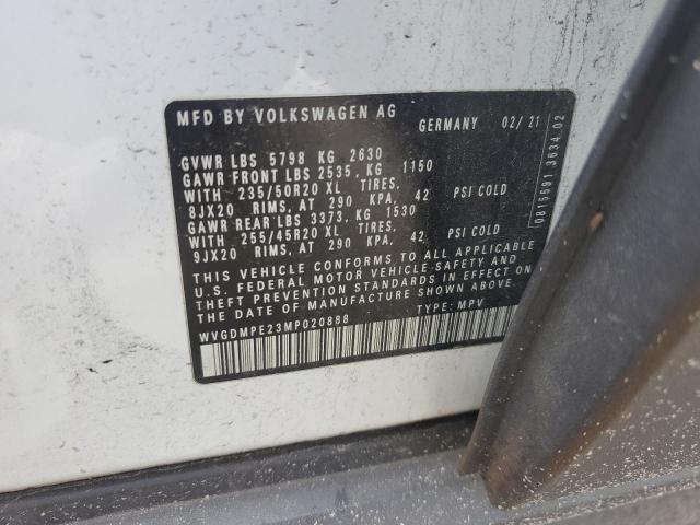 2021 VOLKSWAGEN ID.4 FIRST WVGDMPE23MP020888