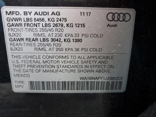 WA1BNAFY1J2095228 2018 AUDI Q5, photo no. 12