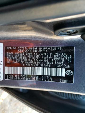 4T1BF1FK8EU397975 | 2014 TOYOTA CAMRY L