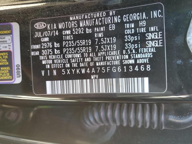 2015 KIA SORENTO SX - 5XYKW4A75FG613468