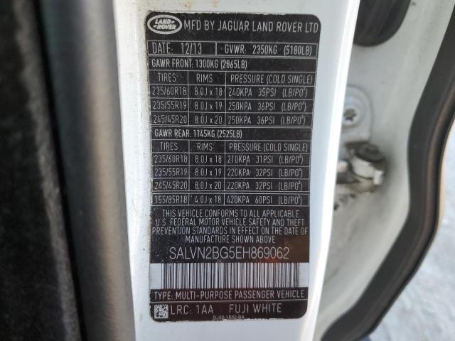 VIN SALVN2BG5EH869062 2014 Land Rover Range Rover,... no.13