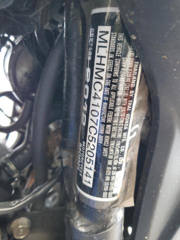 2012 HONDA CBR250 R MLHMC4107C5205141
