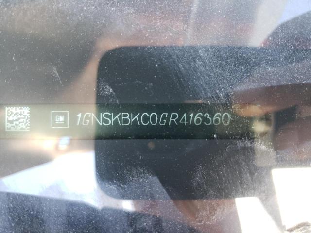 2016 CHEVROLET TAHOE LT - 1GNSKBKC0GR416360