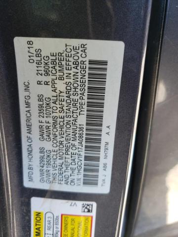 2018 HONDA ACCORD LX 1HGCV1F17JA086361
