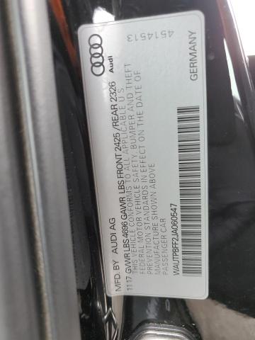 2018 AUDI A3 E-TRON - WAUTPBFF2JA060547
