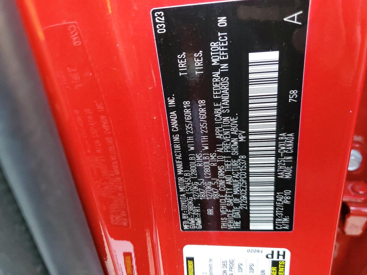 Фото: 2T2GKCEZ5PC015378 - 13