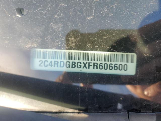 2015 DODGE UNKNOWN 2C4RDGBGXFR606600