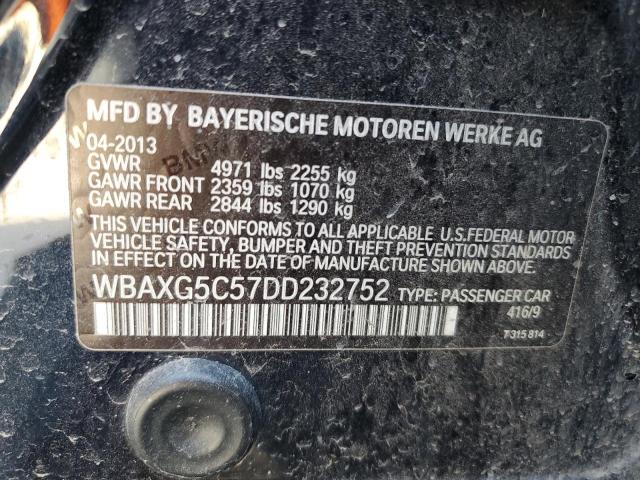 VIN WBAXG5C57DD232752 2013 BMW 5 Series, 528 I no.12