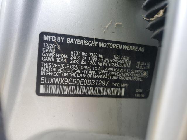  BMW X3 2014 Сріблястий