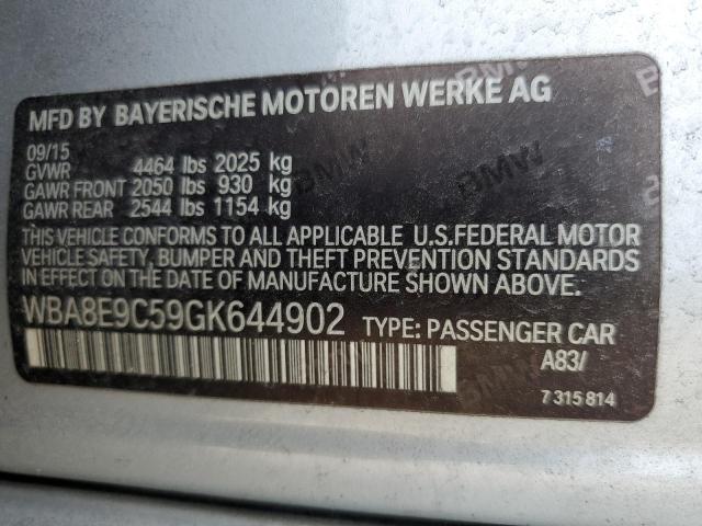 WBA8E9C59GK644902 | 2016 BMW 328 I SULE