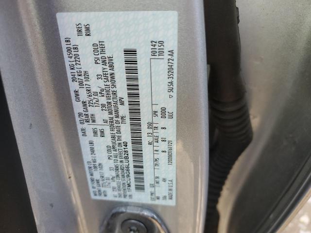 2020 FORD ESCAPE SE - 1FMCU9G66LUB28140