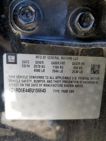 VIN 1G1RD6E44EU156643 2014 Chevrolet Volt no.12