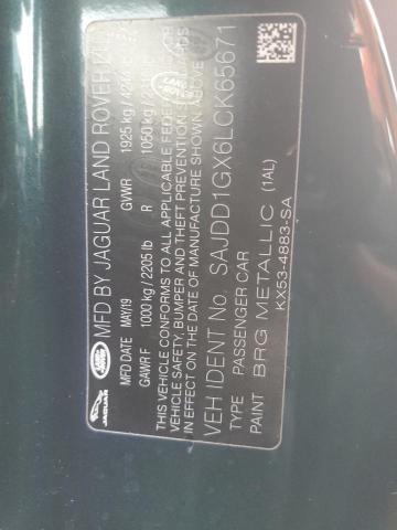 2020 JAGUAR F-TYPE - SAJDD1GX6LCK65671