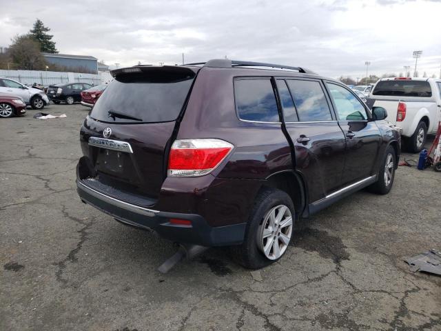 VIN 5TDZK3EH8DS139717 2013 Toyota Highlander, Base no.3