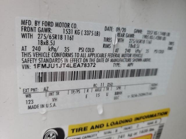 2020 FORD EXPEDITION - 1FMJU1JT4LEA78372