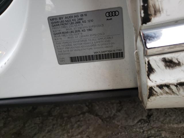 VIN WA1L2AFP7GA151742 2016 Audi Q5, Premium Plus no.13