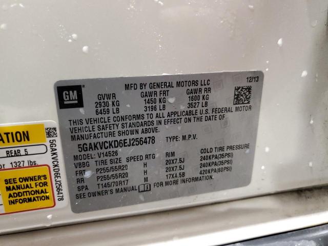 5GAKVCKD6EJ256478 | 2014 BUICK ENCLAVE