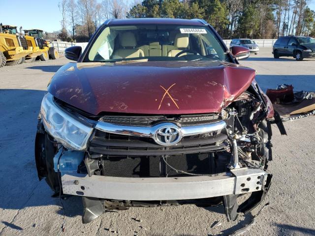 VIN 5TDJKRFH9ES070388 2014 Toyota Highlander, Xle no.5