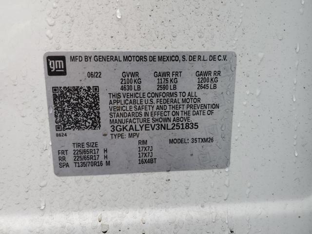 2022 GMC TERRAIN AT 3GKALYEV3NL251835