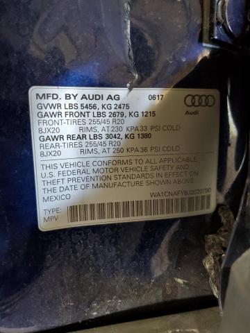 WA1CNAFY8J2020790 2018 AUDI Q5, photo no. 12