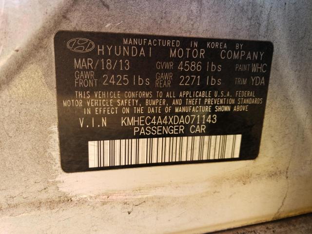 KMHEC4A4XDA071143 | 2013 Hyundai sonata hybrid