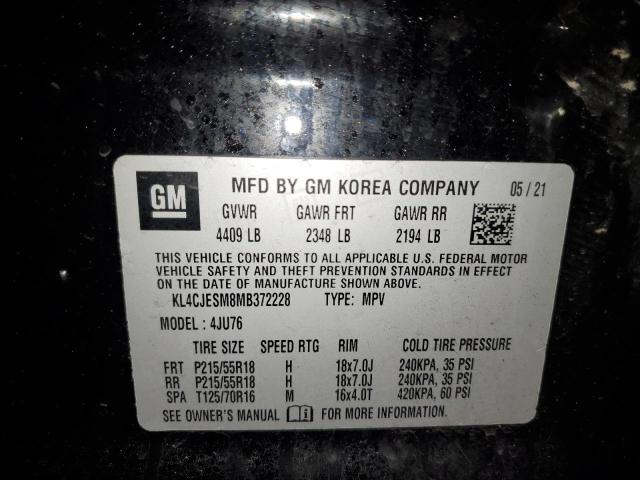 KL4CJESM8MB372228 2021 BUICK ENCORE, photo no. 13