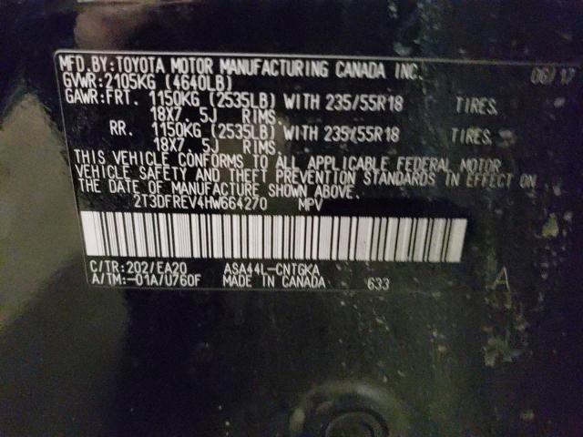 2017 TOYOTA RAV4 LIMIT - 2T3DFREV4HW664270