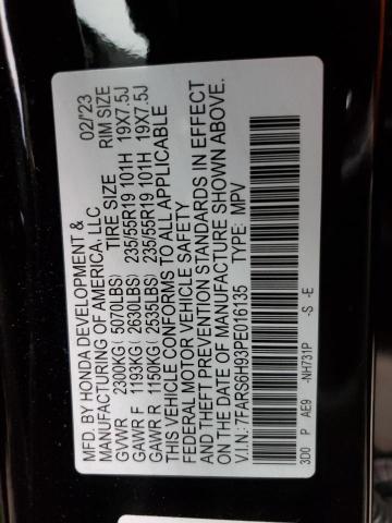 2023 HONDA CR-V SPORT - 7FARS6H93PE016135