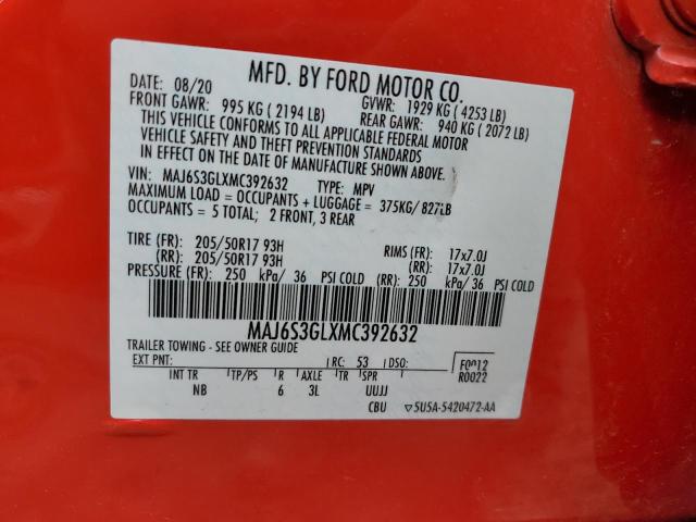 2021 FORD ECOSPORT S - MAJ6S3GLXMC392632