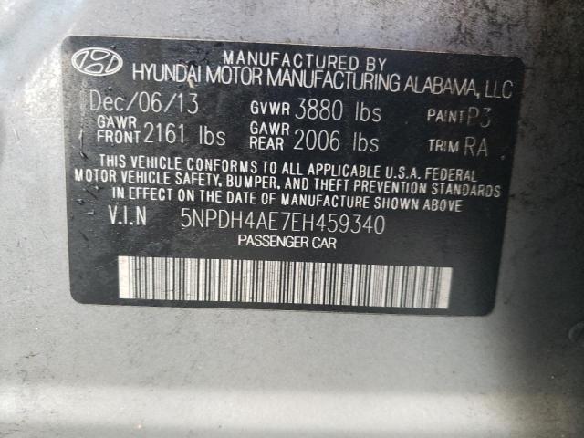 5NPDH4AE7EH459340 | 2014 HYUNDAI ELANTRA SE