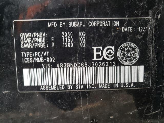 2018 SUBARU LEGACY 2.5 - 4S3BNDD66J3026313