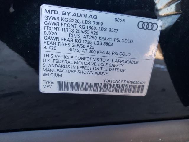 2024 AUDI Q8 E-TRON - WA1CAAGE1RB029407