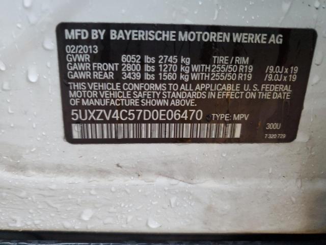 VIN 5UXZV4C57D0E06470 2013 BMW X5, Xdrive35I no.13