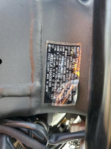 2016 KAWASAKI ZX636 F - JKBZXJF15GA008100
